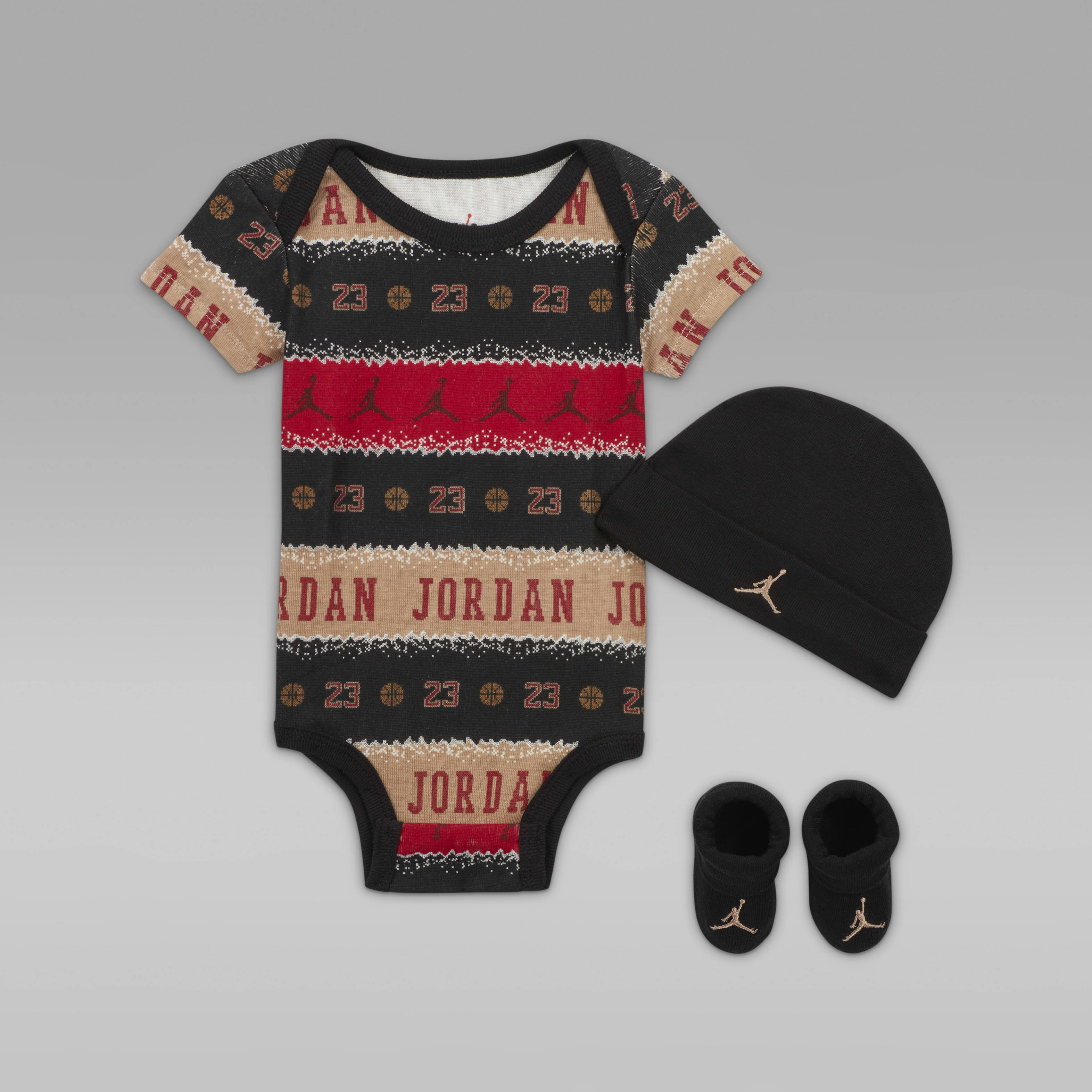 Nike Jordan MJ Holiday 3 Piece Boxed Set Baby Bodysuit King s Cross